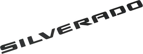 6pcs ZR2 6.2L Silverado Emblems 3D شارة Fender الحرف الخلفي استبدال ملصق اللوحة لعام 2022 2023 2024 Silverado 1500 (Black Matte) in Saudi Arabia