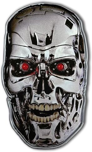 Elektroplate Officially Licensed 2 Mini Terminator Movie OEM Chrome Emblems for Motorcycles, Watercrafts, and Decorations | Universal Fit at 1.6" x 1.0" | Weatherproof | 2-Pack in Saudi Arabia