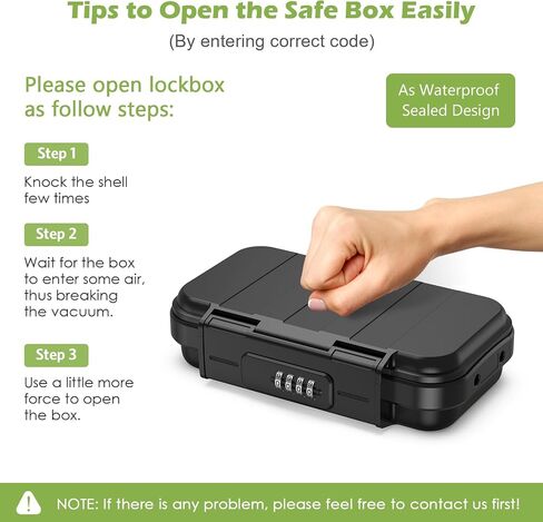 KeeKit Digit Combination Lock Box, Travel Security Lockbox with Removable Wire Rope, Portable Storage Safe Box for Beach, Swimming Pool, Shopping Center and Outdoor Camping in Saudi Arabia