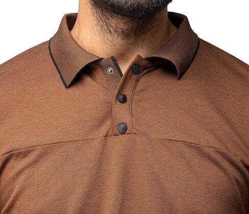 X RAY Men's Polo Shirts Short Sleeve, Performance Cotton Pieced Pique Tipped Golf Polos for Men in Kuwait