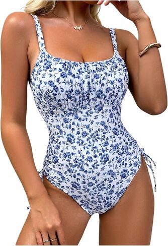 Floerns Women's One Piece Swimsuits الأزهار in Kuwait