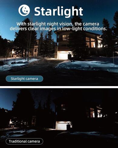 virtavo VistaFlask 2K Security Cameras Wireless Outdoor, Battery Powered, AI Motion Detection, for Home Security, Starlight Lens for Colorful Night Vision, 2-Way Audio, Cloud/SD Storage 4pack in Kuwait