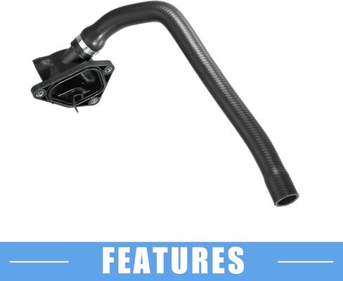 خرطوم المبرد المبرد No.11537600586 لـ BMW 1 Series 118i 2012-2013 2015 Rubber Black in Saudi Arabia