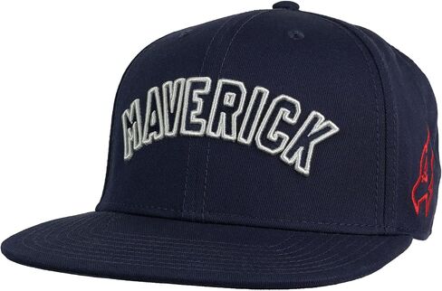 Popfunk Official Top Gun Arc Adjustable Snapback 6 Panel Flat Brimmed Hat - Unisex for Men and Women in Saudi Arabia