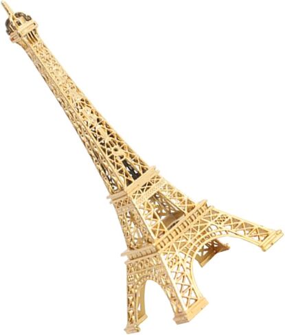 VICASKY 5.90 Inch Metal Eiffel Tower Statue – French Landmark Art Decor for Home, Living Room & Bedroom Centerpieces, Metal Craft Model ​​ in Saudi Arabia