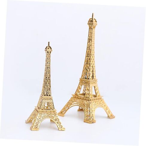 VICASKY 5.90 Inch Metal Eiffel Tower Statue – French Landmark Art Decor for Home, Living Room & Bedroom Centerpieces, Metal Craft Model ​​ in Saudi Arabia