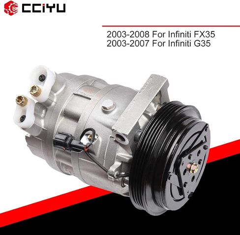 ضاغط تكييف الهواء Cciyu لـ I-Nfiniti FX35 GS35 3.5L 2003-2008 يحل محل ضاغط AC للسيارة in Saudi Arabia