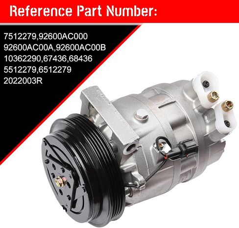 ضاغط تكييف الهواء Cciyu لـ I-Nfiniti FX35 GS35 3.5L 2003-2008 يحل محل ضاغط AC للسيارة in Saudi Arabia