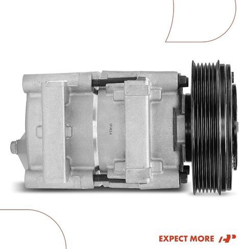 ضاغط A-Premium A/C AC مع قابض متوافق مع Ford Escape 2.0L 2001-2004 ، Contour 2.0L 1995-2000 & Mercury Cougar 2.0L 1999-2002 ، Mystique 2.0L 1995-2000 & Lincoln Continental 3.8L 1991-1994 in Kuwait