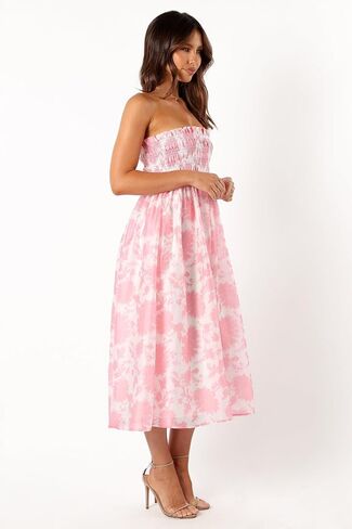 Petal & Pup Women's Carter Strapless Midi Dress in Saudi Arabia