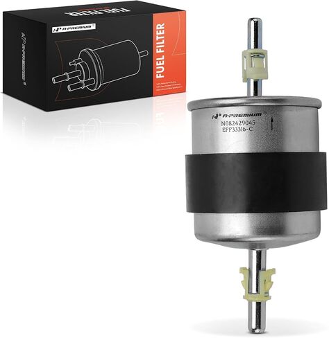 A-Premium Fuel Filter Compatible with Jeep ZJ Series Grand Cherokee 1993-1996, Grand Wagoneer 1993 & Dodge Monaco 1990 & Eagle Premier 1988-1990, 2.5L 3.0L 4.0L 5.2L, GAS in Saudi Arabia
