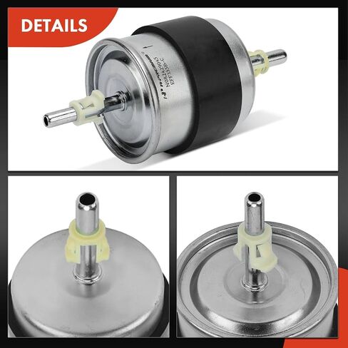 A-Premium Fuel Filter Compatible with Jeep ZJ Series Grand Cherokee 1993-1996, Grand Wagoneer 1993 & Dodge Monaco 1990 & Eagle Premier 1988-1990, 2.5L 3.0L 4.0L 5.2L, GAS in Saudi Arabia