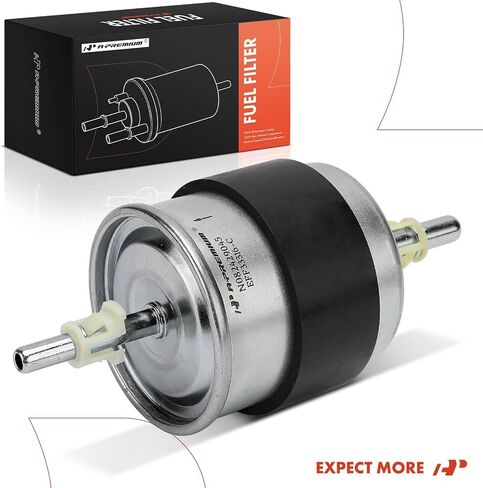 A-Premium Fuel Filter Compatible with Jeep ZJ Series Grand Cherokee 1993-1996, Grand Wagoneer 1993 & Dodge Monaco 1990 & Eagle Premier 1988-1990, 2.5L 3.0L 4.0L 5.2L, GAS in Saudi Arabia