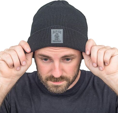 Ripple Junction Death Row Records Black Beanie Hat in Saudi Arabia