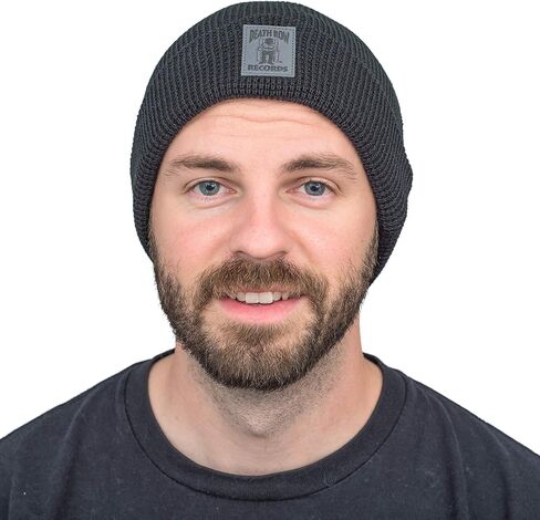 Ripple Junction Death Row Records Black Beanie Hat in Saudi Arabia