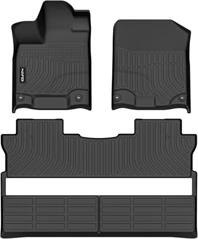 HAFIDI® Floor Mats & Cargo Liner Set for 2025-2021 Ford Mustang Mach E (Not for Mustang) All Weather Protection TPE Anti-Slip Automotive Full Set Floor Liners Custom Accessories - Black in Kuwait