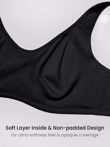 حمالة صدر نسائية من DELIMIRA ذات تغطية كاملة من Confishape مقاس كبير، حمالات صدر مريحة غير مبطنة داعمة in Saudi Arabia
