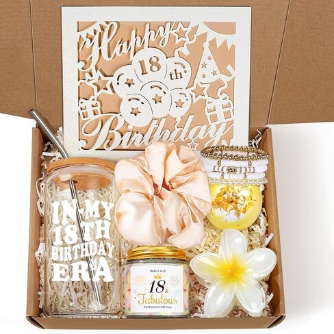 30th Birthday Gifts for Her, Unique 30 Year Old Birthday Gifts for Women, 30th Birthday Decorations for Her, Gifts for 30th Birthday Woman w/ 16oz Coffee Cup, Bracelet, Hair Clip, Birthday Card, 7PCS in Saudi Arabia