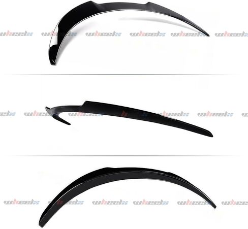 Rear Spoiler Compatible with 2020-2024 Tesla Model Y, MV Style Duckbill Trunk Exterior High Kick Tail Deck Lid Splitter Wing Lip 2020 2021 2022 2023 2024 (Glossy Black) in Saudi Arabia
