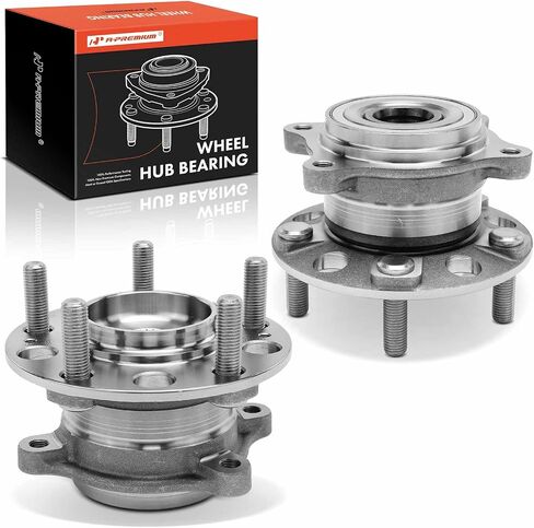 A-Premium 2 x Rear Wheel Bearing and Hub Assembly with 5-Lug Compatible with Kia Sportage 2016-2021 & Hyundai Tucson 2016-2021, AWD Only in Saudi Arabia