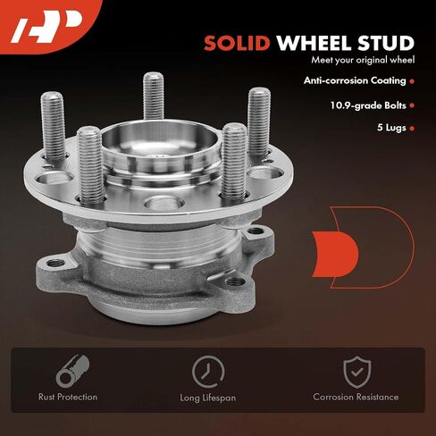 A-Premium 2 x Rear Wheel Bearing and Hub Assembly with 5-Lug Compatible with Kia Sportage 2016-2021 & Hyundai Tucson 2016-2021, AWD Only in Saudi Arabia
