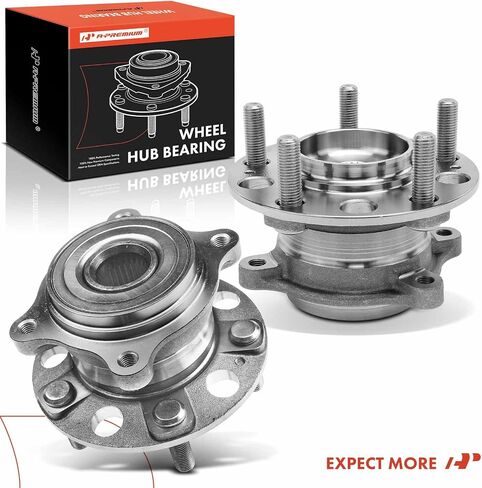A-Premium 2 x Rear Wheel Bearing and Hub Assembly with 5-Lug Compatible with Kia Sportage 2016-2021 & Hyundai Tucson 2016-2021, AWD Only in Saudi Arabia