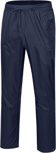 Little Donkey Andy Men's Lightweight Packable Waterproof Rain Pants with Pockets for Hiking Travel Fishing in Saudi Arabia