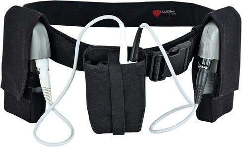 LVAD Workout Belt for Men & Women - Heartmate 3 Gear, Adjustable & Comfortable Exercise Belt, Black┃LV126 in Kuwait