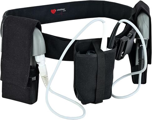 LVAD Workout Belt for Men & Women - Heartmate 3 Gear, Adjustable & Comfortable Exercise Belt, Black┃LV126 in Kuwait