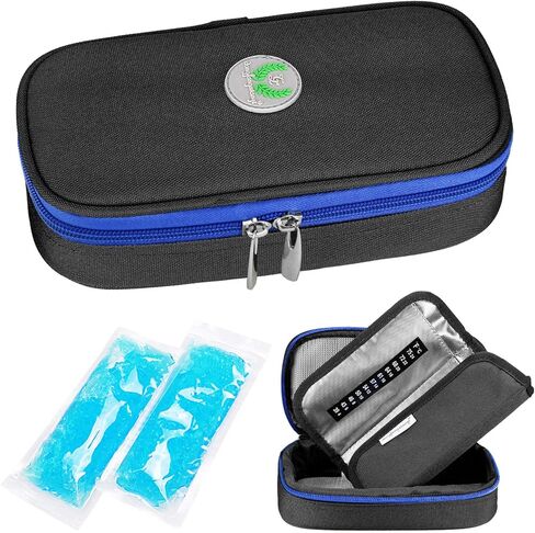 YOUSHARES Ice Pack for Insulin Cooler Travel Case, TSA Approved Freezer Ice Box for Injections, Keep Insulin Bottle Cooling 24h for Diabetic Supplies (1PCS) in Saudi Arabia