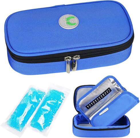 YOUSHARES Ice Pack for Insulin Cooler Travel Case, TSA Approved Freezer Ice Box for Injections, Keep Insulin Bottle Cooling 24h for Diabetic Supplies (1PCS) in Saudi Arabia