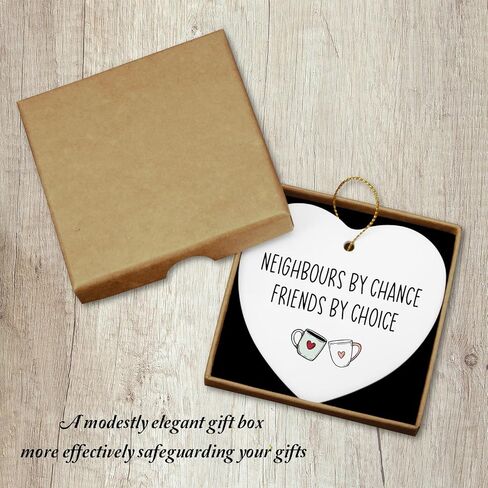 التقدير وداع شكرا لك هدية جار هدية السيراميك زخرفة عيد الميلاد تذكار علامة signhousewarming in Kuwait