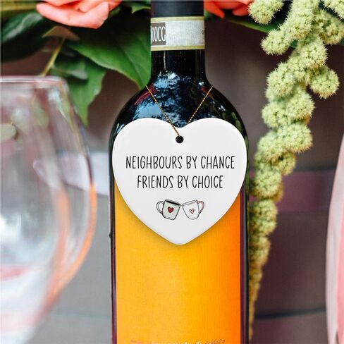 التقدير وداع شكرا لك هدية جار هدية السيراميك زخرفة عيد الميلاد تذكار علامة signhousewarming in Kuwait