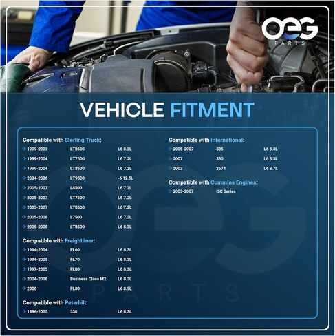 OEG Parts بداية جديدة متوافقة مع Freightliner Peterbilt Sterling Cummins W/IMS 1994-2008 3965283 10461769 19026028 19026029 8200005 8200025 8200211 8200217 ، SDR0360 ، D8200005 ، 41052638 in Saudi Arabia