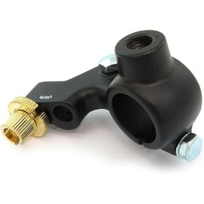 Brake Lever Perch with 10mm Mirror Mount - 53171-312-003 - Black - Compatible with Honda in Saudi Arabia