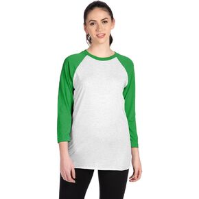 Next Level Unisex Tri-Blend 3/4-Sleeve Raglan - 6051 in Kuwait
