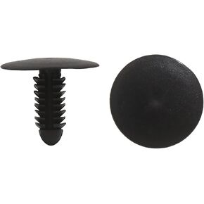 uxcell 40 Pcs 6mm Hole Dia 25mm Head Plastic Rivets Fastener Push Clips for Car in Saudi Arabia