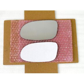 Fit Over Auto-Dimming Mirror Glass with Full Size Adhesive for Mercedes-Benz SL SLK CLK AMG Driver Side View Left LH - Check size in description in Saudi Arabia