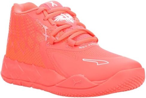 PUMA Kids Girls MB.01 BCA Basketball Sneakers Shoes - Orange ، Pink - Size 11 M in Saudi Arabia
