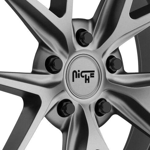 NICHE MISANO Matte Gun Metal Wheel with Aluminum (19 x 8.5 inches /5 x 112 mm, 42 mm Offset) in Saudi Arabia
