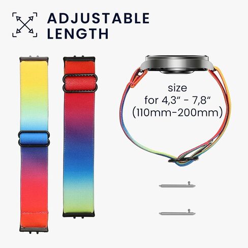kwmobile Nylon Band Compatible with Samsung Galaxy Fit 3 - Band Replacement Strap for Fitness Tracker in Saudi Arabia