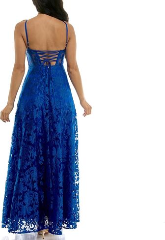 Women's Sleeveless Sweetheart Neck Corset Waist Embroidered Mesh A-line Gown in Saudi Arabia