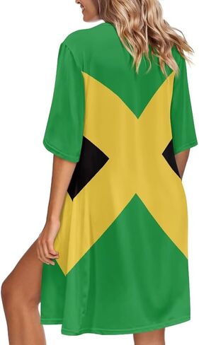Summer Short Sleeve Cardigan for Women Trendy Beach Kimono Coverups Vintage in Saudi Arabia