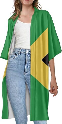 Summer Short Sleeve Cardigan for Women Trendy Beach Kimono Coverups Vintage in Saudi Arabia