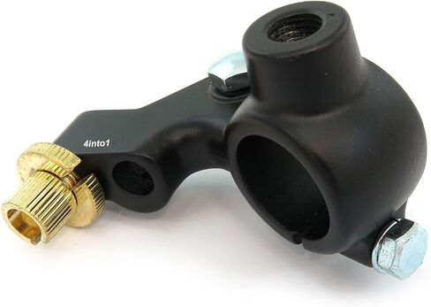 Brake Lever Perch with 10mm Mirror Mount - 53171-312-003 - Black - Compatible with Honda in Saudi Arabia
