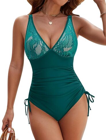 BMJL Women's One Piece Swimsuit Switched Switcy Control Suit Suit Lace Modest Swim Goys 2025 in Kuwait