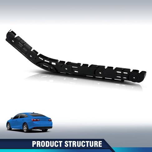 PIT66 Bumper Retainer Bracket Rear Passenger Side Compatible with Chevy Cruze 2011 2012 2013 2014 2015 2016 94833089, GM1143105 Black in Saudi Arabia