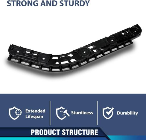 PIT66 Bumper Retainer Bracket Rear Passenger Side Compatible with Chevy Cruze 2011 2012 2013 2014 2015 2016 94833089, GM1143105 Black in Saudi Arabia