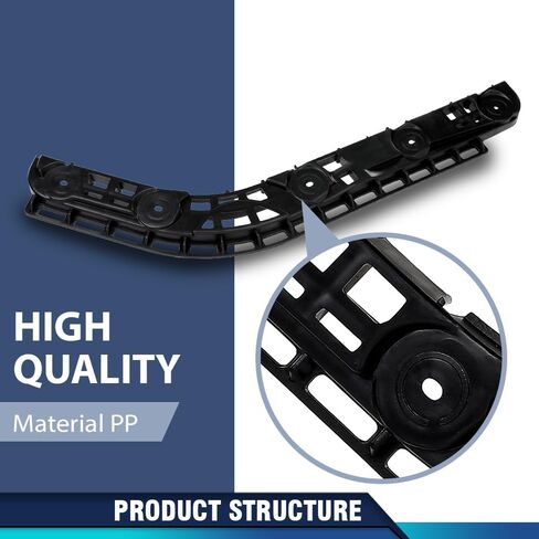 PIT66 Bumper Retainer Bracket Rear Passenger Side Compatible with Chevy Cruze 2011 2012 2013 2014 2015 2016 94833089, GM1143105 Black in Saudi Arabia