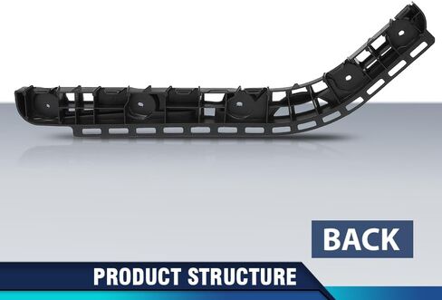 PIT66 Bumper Retainer Bracket Rear Passenger Side Compatible with Chevy Cruze 2011 2012 2013 2014 2015 2016 94833089, GM1143105 Black in Saudi Arabia
